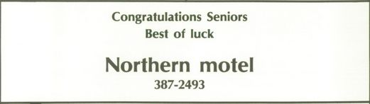 Northern Motel - 1950S Yearbook Ad (newer photo)